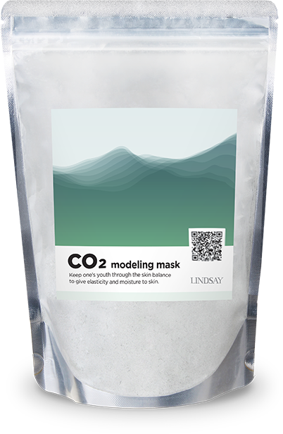Альгинатная маска с эффектом карбокситерапии Lindsay (Линдсей) CO2 Modeling Mask refill pouch, 400 г, фото