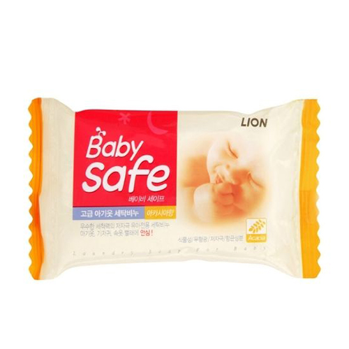 Хозяйственное мыло для стирки детского белья с ароматом акации LION (Лион) Baby safe Acacia, 190 г, фото