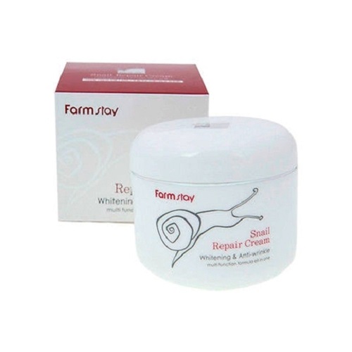 Крем для лица восстанавливающий с муцином улитки FarmStay (Фармстей) Snail Repair Cream, 100 г, фото