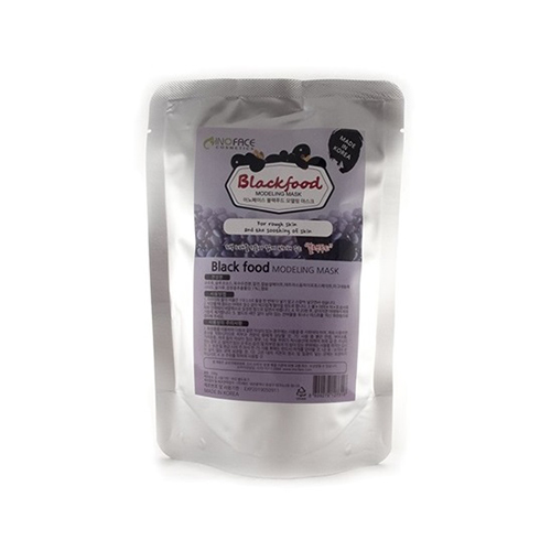 Альгинатная маска с древесным углем Inoface Blackfood Modeling Mask, 200 гр, фото