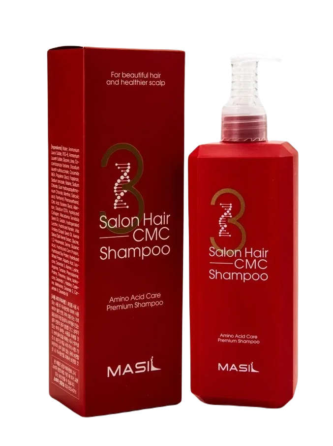 Восстанавливающий шампунь с керамидами и аминокислотами Masil 3 Salon Hair CMC Shampoo, 500 мл, фото