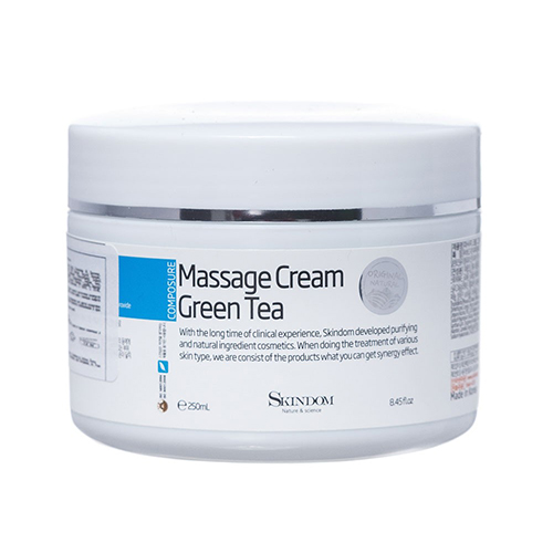 Массажный крем для лица с экстрактом зеленого чая Skindom (Скиндом) Massage Cream Green Tea, 250 мл, фото