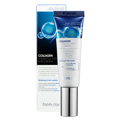 Увлажняющий крем для зоны вокруг глаз с коллагеном FarmStay (Фармстей) Collagen Water Full Moist Eye Cream, 50 мл, фото