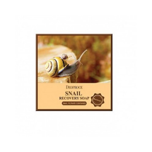 Мыло для лица с фильтратом секреции улитки Deoproce (Деопрос) Soap Snail, 100 гр., фото