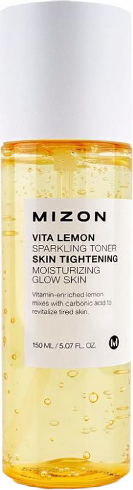 Тонер для лица с экстрактом лимона Mizon (Мизон) Vita Lemon Sparkling Toner, 150 мл, фото