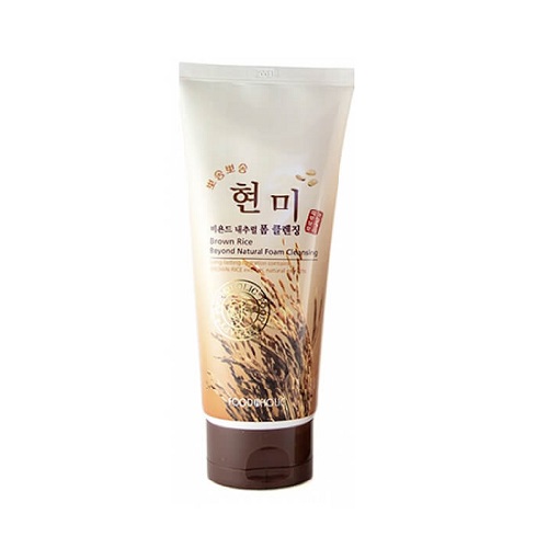 Пенка для умывания с коричневым рисом Foodaholic Skin Relaxation Brown Rice Foam Cleansing, 180 мл, фото