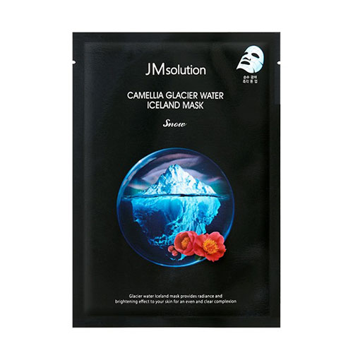 Тонизирующая маска с экстрактом Камелии JMsolution Camellia Glacier Water Iceland Mask Snow, 30 мл, фото