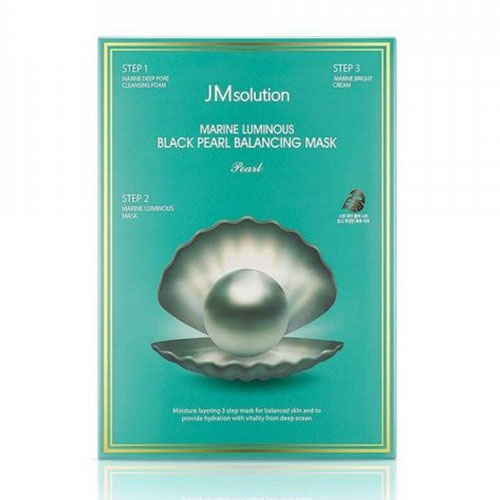 Маска с экстрактом черного жемчуга JMsolution Marine Luminous Black Pearl Balancing Mask, 30мл, фото