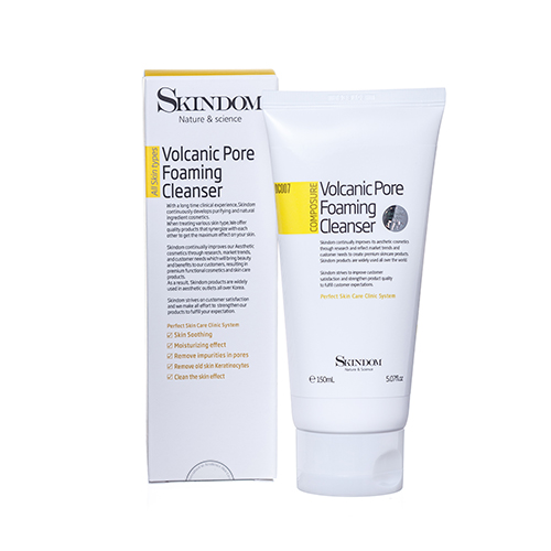 Пенка для глубокого очищения с вулканическим пеплом Skindom (Скиндом) Volcanic Pore Foaming Cleanser, 150 мл, фото