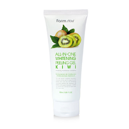 Пилинг-гель для лица с экстрактом киви FarmStay All-in-one Whitening Peeling Gel Kiwi, 180 мл, фото