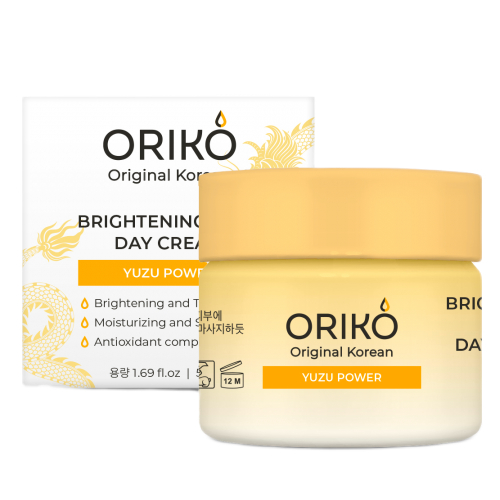 Дневной крем для лица с экстрактом юдзу, выравнивающий тон кожи ORIKO (Орико) Brightening Care Day Cream With Yuzu Extract, 50 мл, фото