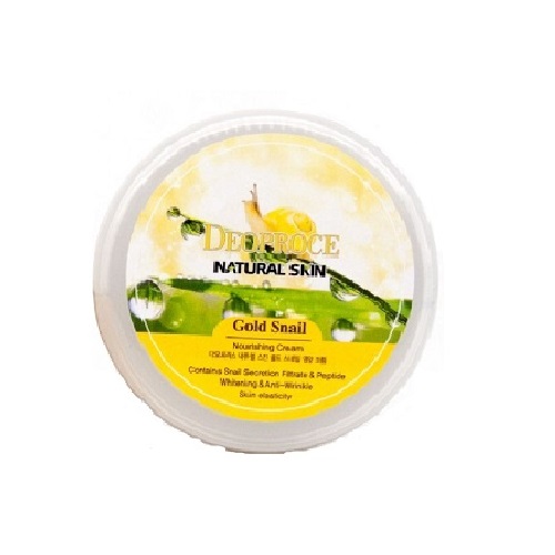 Крем для лица с золотом и муцином улитки Deoproce (Деопрос) Natural Skin Collagen Nourishing Cream, 100 мл, фото