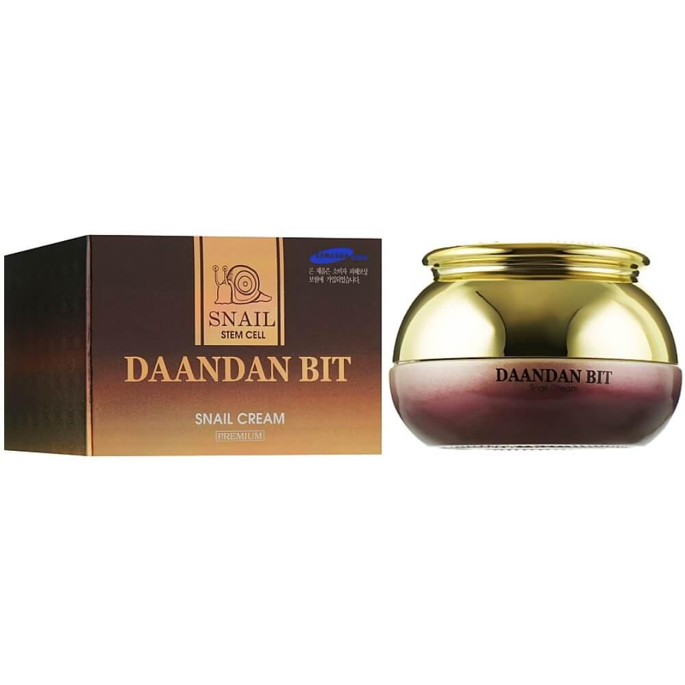Крем для кожи вокруг глаз с муцином улитки Jigott (Джиготт) Daandan Bit Snail Eye Cream, 50 мл, фото
