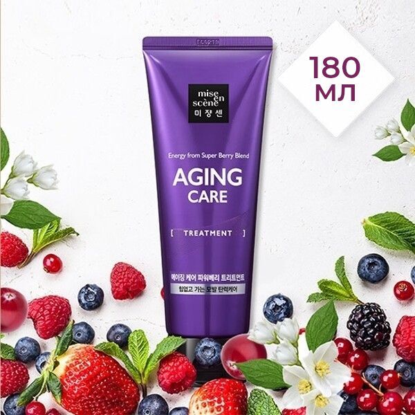 Маска антивозрастная для ослабленных волос Mise en Scene (Миз эн Син) Aging Care Treatment, 180 мл, фото