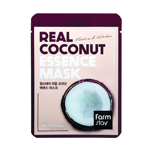 Маска для лица тканевая с экстрактом кокоса FarmStay Real Coconut Essence Mask, 23 гр, фото
