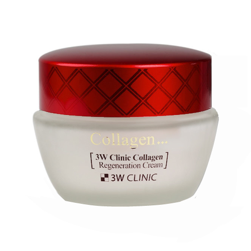 Регенерирующий крем для лица с коллагеном 3W Clinic (3Д Клиник) Collagen Regeneration Cream, 60 мл, фото