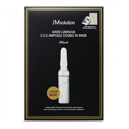 Восстанавливающая маска 2в1 JMsolution Water Luminous SOS Ampoule Double In Mask, 30мл, фото