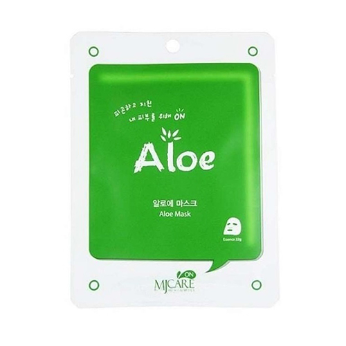 Маска для лица тканевая с алоэ MIJIN Care Aloe Essence Mask, 22 гр, фото