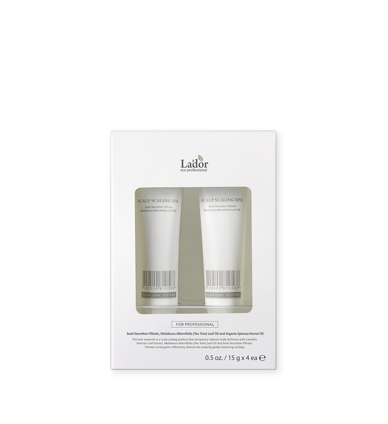 Маска-пилинг для кожи головы Lador Scalp Scaling Spa Ampoule, 15 г х 4 шт, фото