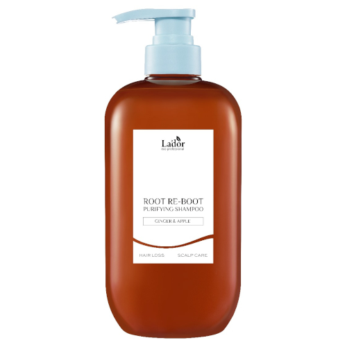 Шампунь для поврежденных волос с имбирем и яблоком Lador (Ладор) ROOT RE-BOOT PURIFYING Shampoo Ginger & Apple, 800 мл, фото