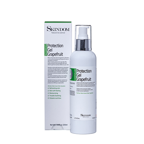 Многофункциональный гель для лица с грейпфрутом Skindom (Скиндом) Protection Gel Grapefruit, 220 мл, фото