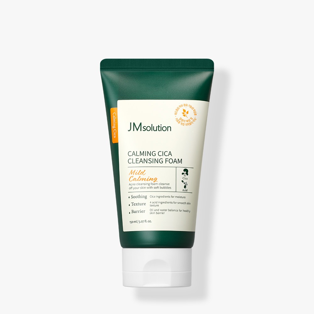 Успокаивающая увлажняющая пенка для умывания с центеллой JMSolution Calming Cica Cleansing Foam, 150 мл, фото