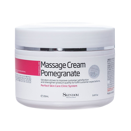 Массажный крем для лица с экстрактом граната Skindom (Скиндом) Massage Cream Pomegrante 250 мл, фото