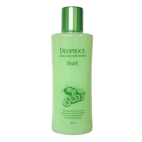 Тонер для лица с экстрактом огурца Deoproce (Деопрос) Hydro Calming Down Cucumber Toner, 380 мл, фото