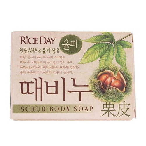 Мыло-скраб с медом и каштаном LION (Лион) Scrub Body Doap Chestnut, 100 гр, фото