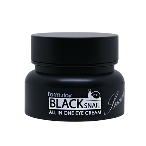 Крем для глаз с муцином черной улитки FarmStay (Фармстей) Black Snail All In One Eye Cream, 50 мл, фото