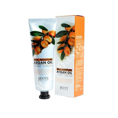 Крем для рук с аргановым маслом Jigott Real Moisture Argan Oil Hand Cream, 100 мл, фото