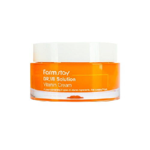 Крем для лица с витаминами FarmStay (Фармстей) Dr-V8 Solution Vitamin Cream, 50 мл, фото
