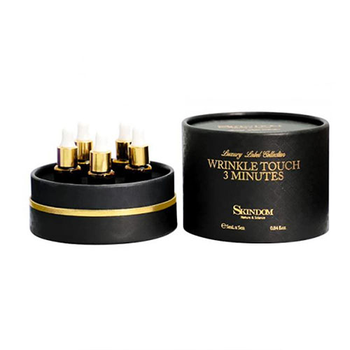 Экспресс-сыворотка против морщин 3-х минутная Skindom (Скиндом) Wrinkle Touch 3 Minute luxury, 5 мл x 5 шт., фото