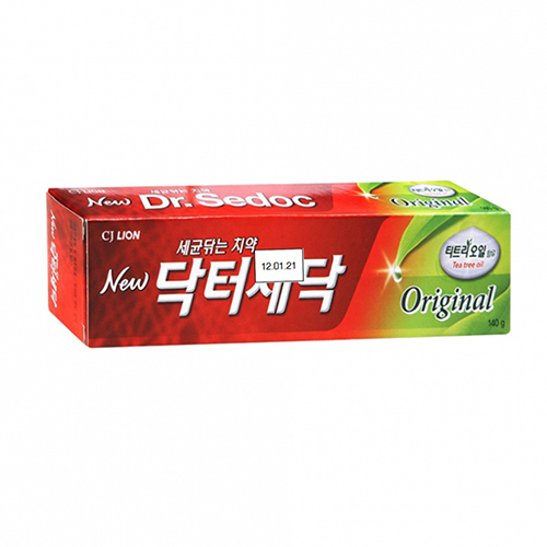 Зубная паста с маслом чайного дерева LION (Лион) New Dr.Sedoc original plus toothpaste, 100 г, фото