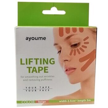 Тейп для лица бежевый Ayoume (Ауюми) Kinesiology Tape Roll Color Beige, 2,5см*5м, фото