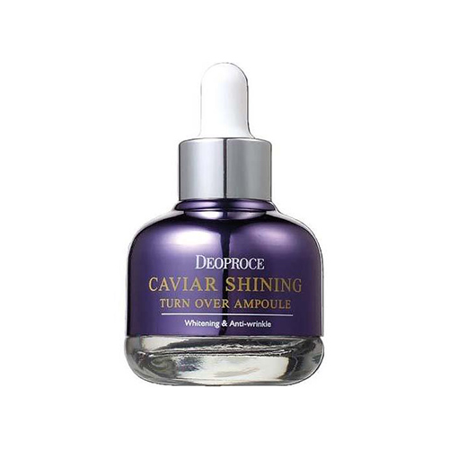Питательная сыворотка для лица с экстрактом черной икры Deoprice (Деопрос) Caviar Shining Turn Over Ampoule, 30 мл, фото