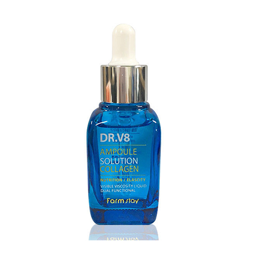 Ампульная сыворотка с коллагеном FarmStay DR-V8 Ampoule Solution Collagen, 30 ml, фото