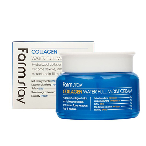 Увлажняющий крем для лица с коллагеном FarmStay (Фармстей) Collagen Water Full Moist Cream, 100 мл, фото