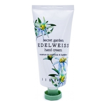 Крем для рук с экстрактом эдельвейса Jigott (Джиготт) Secret Garden Edelweiss Hand Cream, 100 мл, фото