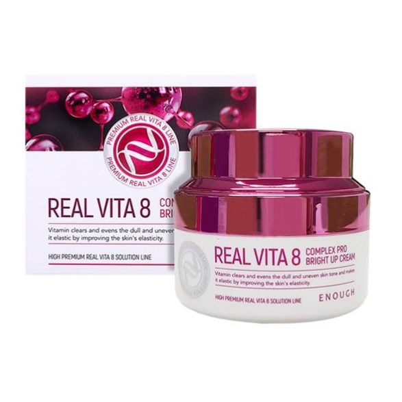 Питательный крем для лица с 8 витаминами Enough (Инаф) Real Vita 8 Complex Pro Bright up Cream, 50 мл, фото