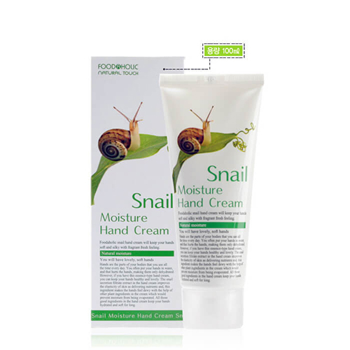 Крем для рук увлажняющий с муцином улитки Foodaholic Snail Moisture Hand Cream, 100 мл, фото
