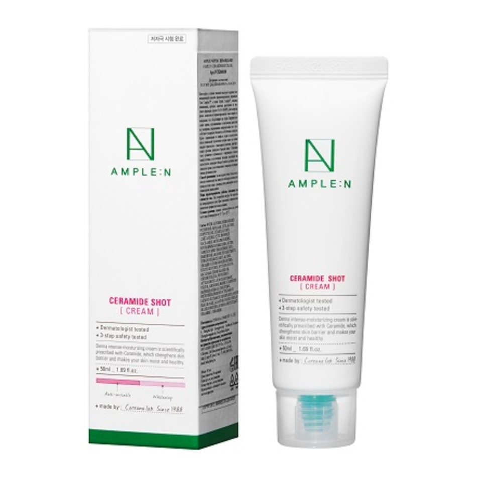 Крем для лица с церамидами Amplen (Амплен) Ceramide Shot Cream, 50 мл, фото