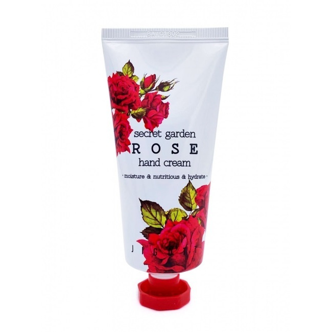 Крем для рук с экстрактом розы (Джиготт) Jigott Secret Garden Rose Hand Cream, 100 мл, фото