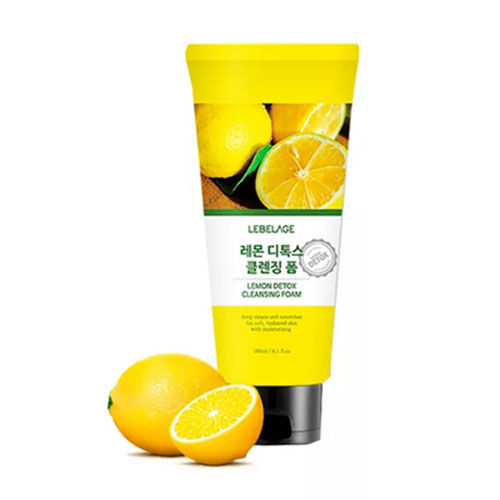 Детокс-пенка для умывания с лимоном Lebelage Cleansing Foam Lemon Detox, 180 мл, фото