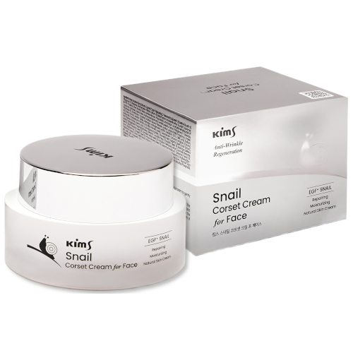 Крем для лица c муцином улитки Kims Snail Corset Cream for Face, 50 мл, фото