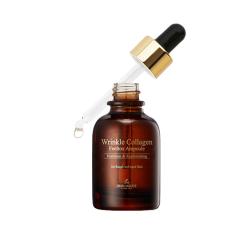 Cыворотка ампульная для лица антивозрастная с коллагеном The Skin House линейки Wrinkle Collagen Ampoule, 30 мл, фото