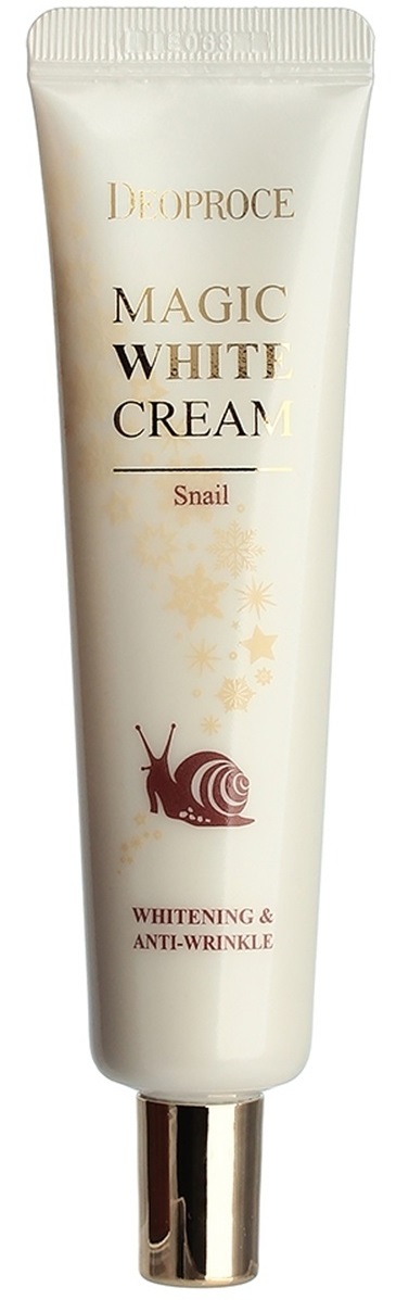 Крем для лица антивозрастной с экстрактом муцина улитки Deoproce (Деопрос) Magic White Cream Snail, 40 мл, фото