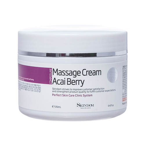 Массажный крем для лица с экстрактом ягод асаи Skindom (Скиндом) Massage Cream Acaiberry, 250 мл, фото