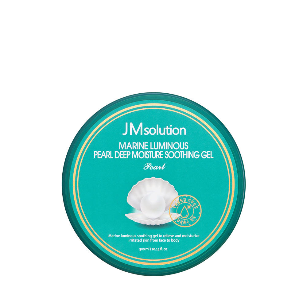 Гель для лица и тела с жемчугом JMsolution Marine Luminous Pearl Deep Moisture Soothing Gel, 300 мл, фото