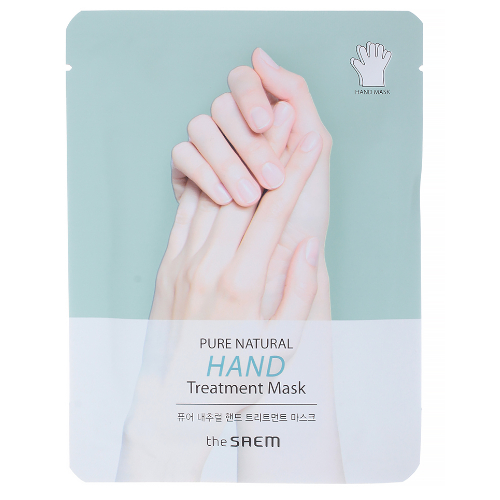 The Saem Маска-перчатки для рук увлажняющая PURE NATURAL Hand Treatment Mask 8гр*2, фото